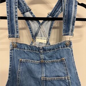 We The Free Classic Blue Jean Overalls Free People